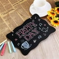 thumbnail image 2 of 5 Pack Wooden Hanging Blackboard Erasable Message Chalkboard with String for Signs, Weddings, Parties, Home, Garden Decoration, 2 of 5