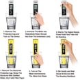 thumbnail image 4 of PH Meter, TDS Meter Combo, Pool Water Test Kit, PH Tester Digital, PPM Meter, 0.01 Resolution TDS PH EC Temperature 4 in 1 Set for Drinking Water, Hydroponics, RO System, Aquarium, Swimming, 4 of 5