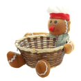 thumbnail image 1 of Contenedor de almacenamiento de cesta de dulces navideños Papá Noel decorativo, 1 of 5