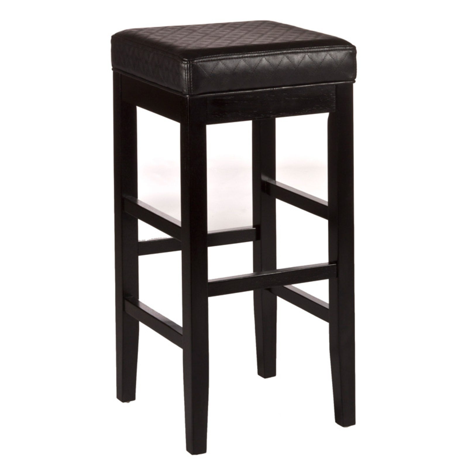 Hillsdale Furniture Hammond NonSwivel Backless Counter Stool, Black
