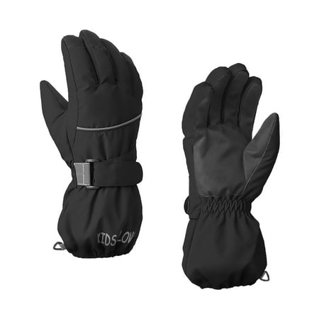 NOKIO Thermal Insulated Gloves For Kids Kids Outdoor Winter Gloves Toddler Boys Girls Ski Gloves Kids Warm Winter Snow Gloves Water Proof Gloves For Ourdoor Sports Toddler Bulky Ski Gloves