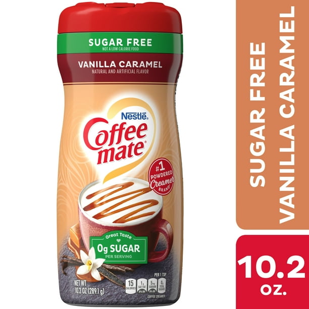 Nestle Coffee mate Vanilla Caramel Sugar Free Powder Coffee Creamer 10.