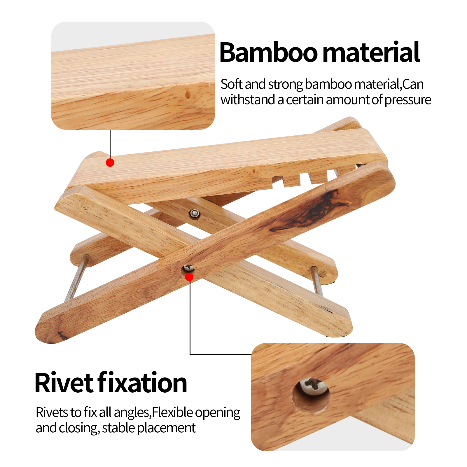 Guitar Footstool,Bamboo Portable Foldable Stool,Folk Classical Acoustic Guitar Footrest Foldable And Portable Bamboo Guitar Pedal Guitar Instrument Accessories for Guitar Playing