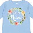 thumbnail image 4 of Inktastic I Love my Nana- flower circle Boys or Girls Long Sleeve Toddler T-Shirt, 4 of 5