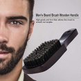 thumbnail image 4 of Hair Brush for Men, Beard Brush, Shaving Comb, Mustache Brush, S, 4 of 5
