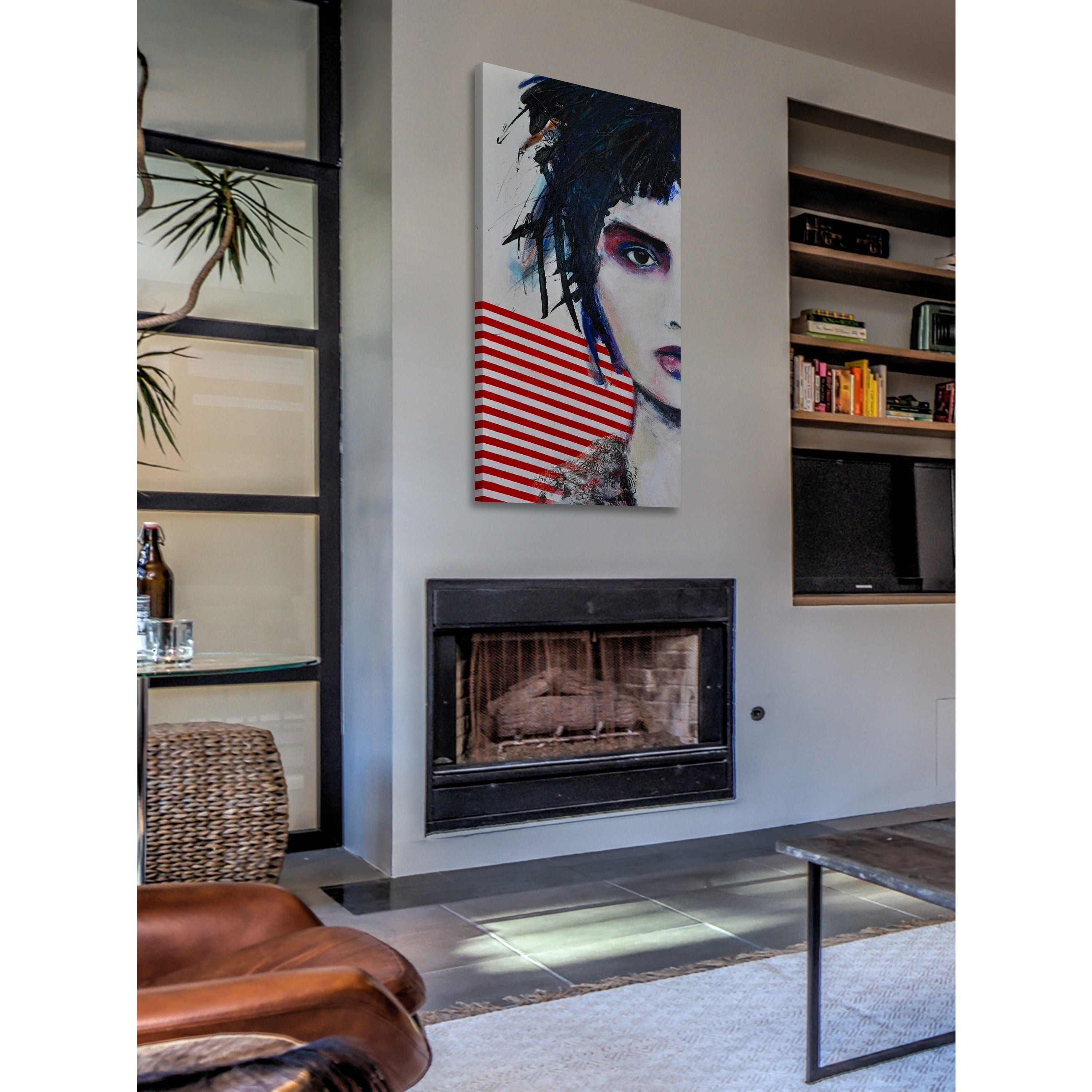 Glamorous Rock II Painting Print on Wrapped Canvas