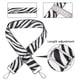 thumbnail image 2 of Sonducket Correa de bolso de repuesto directo, sin desprendimiento y reemplazo de correa de textura de alta gama ajustable Ropa, zapatos y accesorios Miscelánea En blanco y negro, 2 of 6