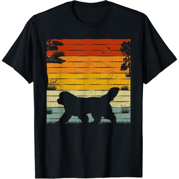 Newfoundland Dog Lover Retro Style Vintage Newfoundland Dog T-Shirt men and women can wear, black, white, gifts