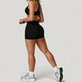 thumbnail image 5 of Women's Scoop Neck Sports Bra with Adjustable Straps and Smooth Stretch Fit - Medium, Black, 5 of 6