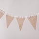 thumbnail image 3 of Arpillera De Encaje Y Yute Banner Decoración De Bricolaje Triángulo De Decoración Del Empavesado, 3 of 9