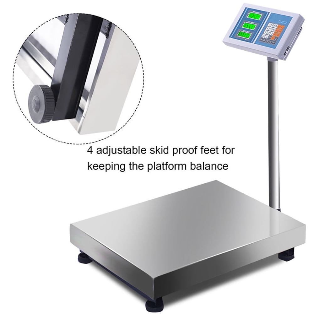 GVN 660 lbs Weight Computing Digital Floor Platform Scale