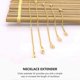 thumbnail image 2 of 10pcs Necklace Extension Chain with Lobster Buckle for DIY Jewelry Making, 2 of 4