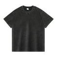 thumbnail image 3 of Qwertyu Mens Oversized Tshirts Short Sleeve Crew Neck Summer Shirts Casual Loose Cotton Vintage Tee Basic Tops Black 2XL, 3 of 3