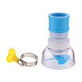 thumbnail image 4 of Kitchen Adjustable Faucet Aerator Shower Head Sprayer 3 Modes Bendable Splash Proof Water Tap Diffuser Water-saving Nozzle Normal Type Blue, 4 of 6