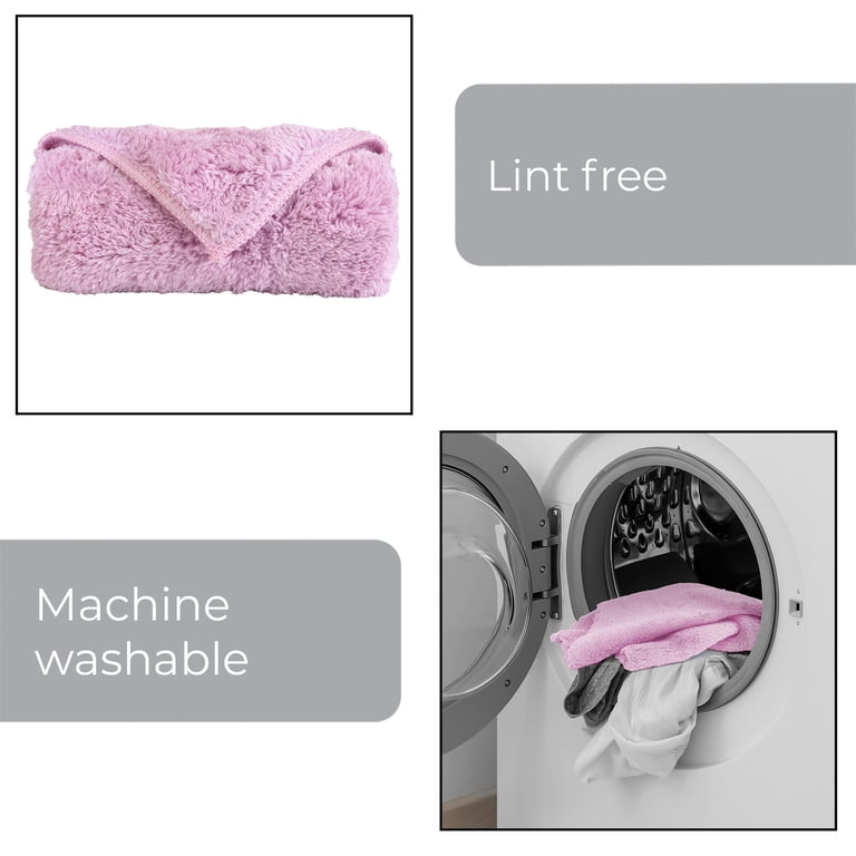 Solve™ Bathroom Cleaning Cloths, Pink, Double-Sided Microfiber
