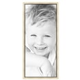 thumbnail image 2 of ArtToFrames 21" x 48" Silver with Black Lip Picture Frame, 21x48 inch Multi Wood Poster Frame (WOM-5193),  Pack, 2 of 7