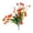 Orange, variant on Fareti 13 Inch 7 Fork Artificial Spring Grass Camellia Bunch Faux Tea Flower Pick for Vase Arrangement Home Office Wedding Landscaping Decor 2 Pcs