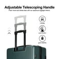 thumbnail image 4 of Ginza Travel 3-Piece Hardside Luggage Sets, 20in, 24in, 28in, Adult, Green, 4 of 9