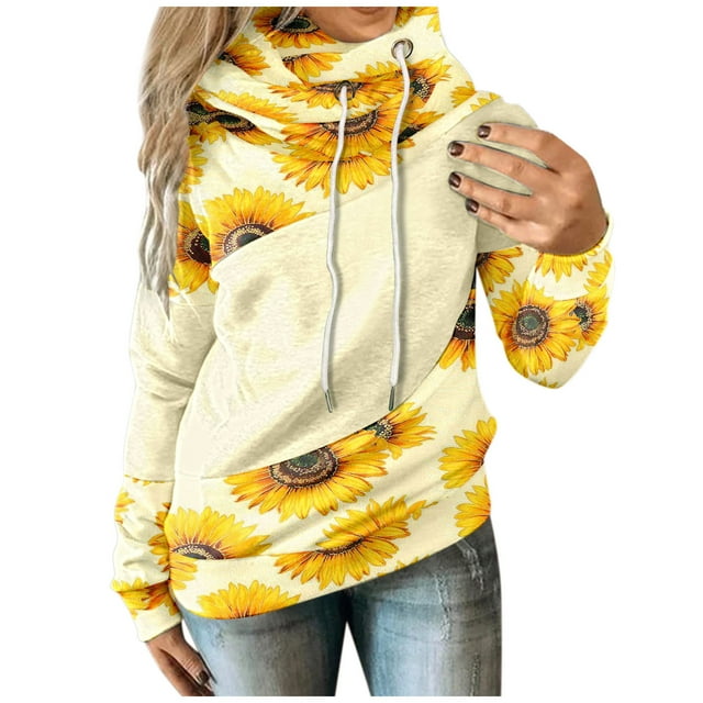 Chandail en Molleton d'Hiver pour Femmes, Pull de Noël Imprimé Hoilidy, Cardigan à Col Rond Chaud, Blouse Ample Mi-Longue, Mode