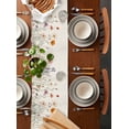 thumbnail image 2 of Summer Floral Botanical Table Runner Cotton Linen 36 Inch Holiday Dresser Scarves, Spring Botanical Vintage Tablerunner for Kitchen Coffee Dining Bedroom Living Room Dinner Scarf Décor 13''x36'', 2 of 9