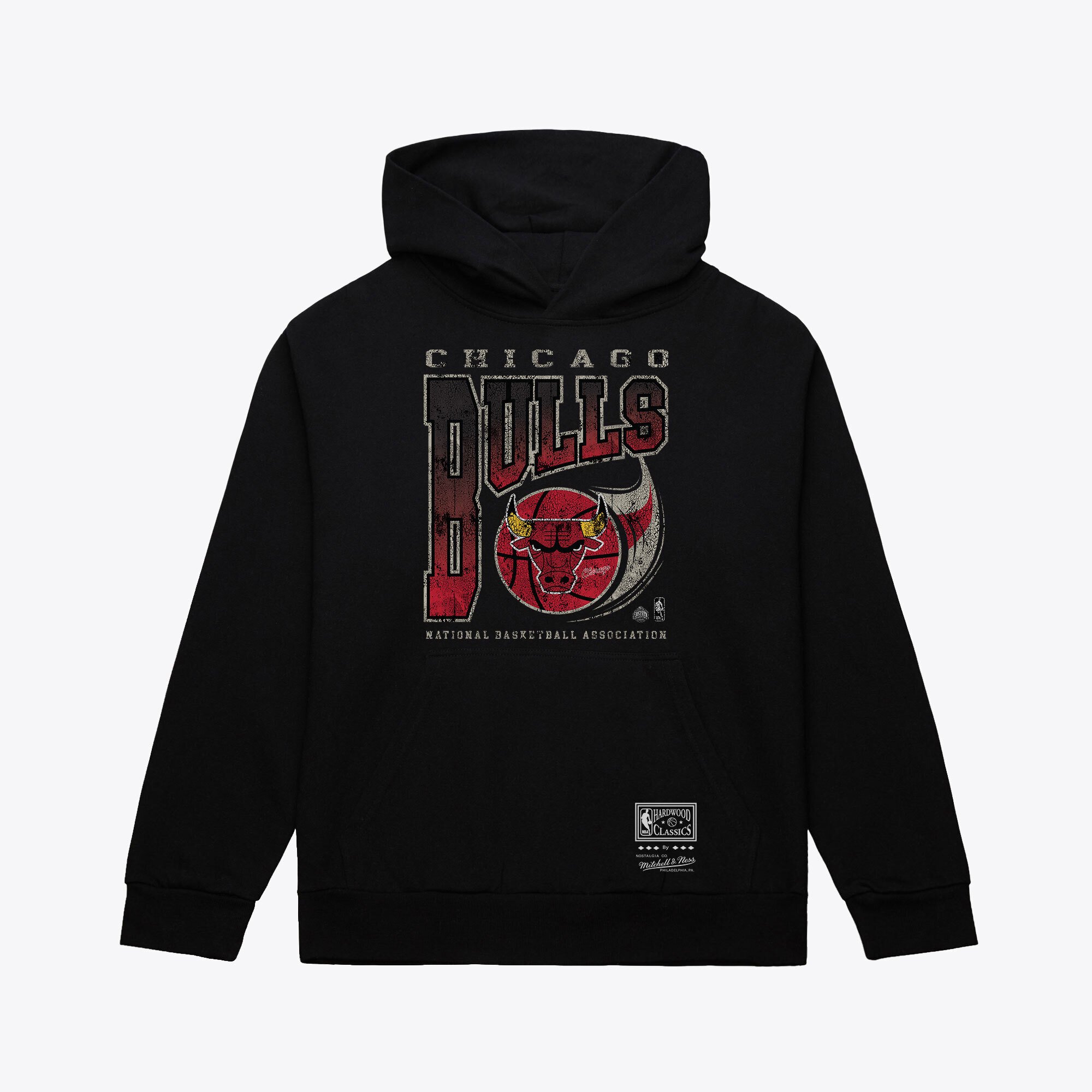 Men's Mitchell & Ness Black Chicago Bulls Ball Out Hoodie