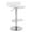Clear & Chrome, variant on Acme Furniture Rania Modern 31"H Clear Swivel Bar Stool in Chrome Indoor