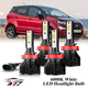 thumbnail image 1 of Compatible with Ford EcoSport 2013-2017 High Low Beam Lamp Set 4 Pack - 10,000LM 6500K Cool White 500% Ultra-Bright Bulb, Plug & Play, 1 of 11