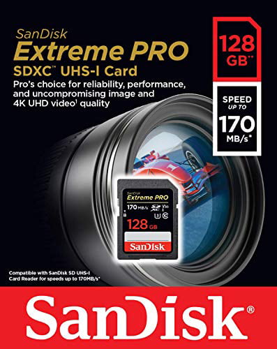 SDSDXXY-128G-GN4IN SanDisk Extreme PRO Memory Card 128GB Class 10 SDXC