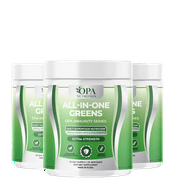 OPA Immunity Greens & Reds Daily Wellness Blend with Prebiotics, Enzymes & Mushrooms – 35sv