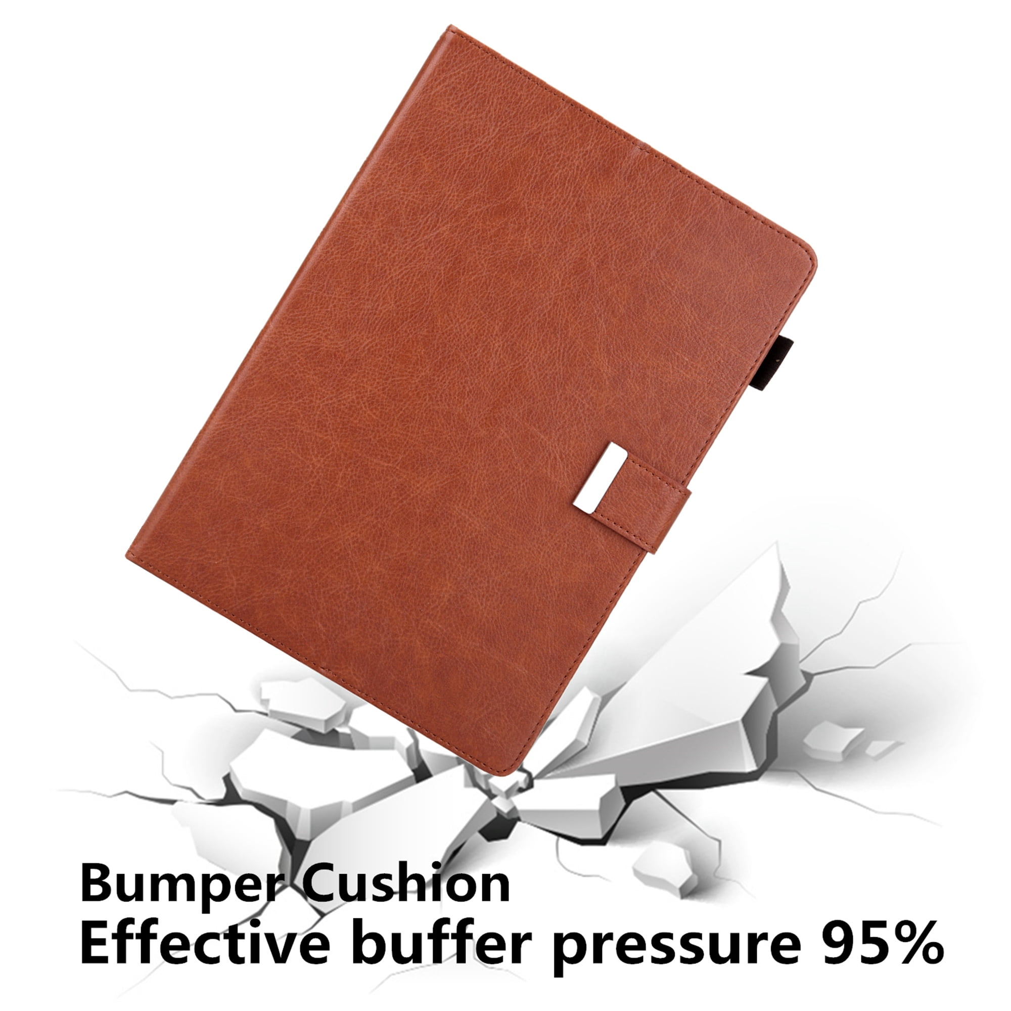 Dteck Flip Case For Apple iPad Pro 11 inch, Business Wallet Case PU Leather Magnetic Flip Folio Cover with Apple Pencil Holder / Auto Sleep Wake Function / Multiple Stand Angles, Brown