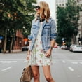 thumbnail image 4 of KLL Roses Flowers Pattern Womens Summer Dresses 2025,Loose Round Neck Sleeveless Sundresses Tank Dresses with Pockets, 4 of 7