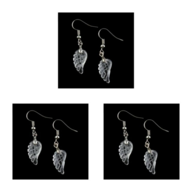 pitrice 1 Pair Pearl Earring Ear Stud Fashion Jewelry Fashionable Workmanship Exquisite Beautiful Rustproof Crystal Women Pendent Type 2 3Set