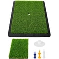 thumbnail image 1 of Golf Swing Trainer Mat for Practice & Training â€“ Replaceable Turf Surfaces, Non-Slip Rubber Base for Indoor/Outdoor Use, Include WHITE, 1 of 6