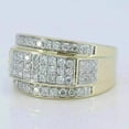 thumbnail image 3 of Men's Band Ring 2Ct Round Cut Lab Created Diamond 14K Yellow Gold Plated, 3 of 3