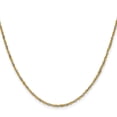 thumbnail image 2 of 14k Yellow Gold with Rhodium 1.65mm Singapore Chain, 2 of 5