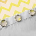 thumbnail image 4 of Feelyou Abstract Black Out Curtains, Stripe Waves Yellow Curtains Pack of 2 (42x63 Each), 4 of 6