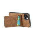 thumbnail image 5 of for Apple iPhone 15 Plus Case for Women Girls, Premium PU Leather Wallet Case with Card Slots on Back Flip Protective Case for iPhone 15 Plus Phone Case - Brown, 5 of 9