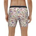 thumbnail image 4 of Rateoe Paisley Flowers Print Men’s Underwear Boxer Briefs Soft Comfortable Underwear Boxer Briefs, Long Leg Briefs,Anti-chafing Boxer Briefs, 4 of 7