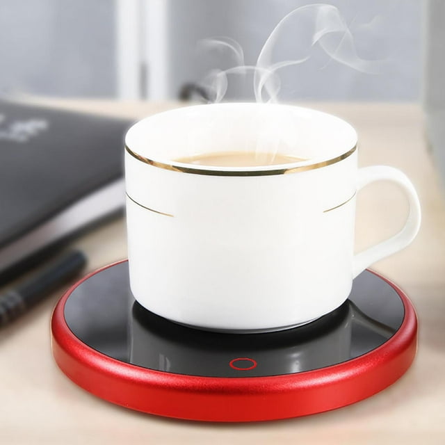 Coffee Mug Warmer, Staron 2026 Constant Temperature Ceramic Cup Heating Pad, 55°C Auto On/Off Insulation Base for Office Desk Home Use