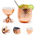 thumbnail image 3 of Pinefor-taza de mula de Moscú con forma de manzana, vaso de cobre para cóctel, taza de leche y café de 16oz con tapa, accesorios de barra de paja, 3 of 6