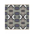 thumbnail image 2 of IBA Indianbeautifulart White Floral & Geometric Ethnic Printed Ribbon&nbsp;Trim&nbsp;9 Yards Velvet Fabric Laces For Crafts Sewing Accessories 3 Inches, 2 of 2