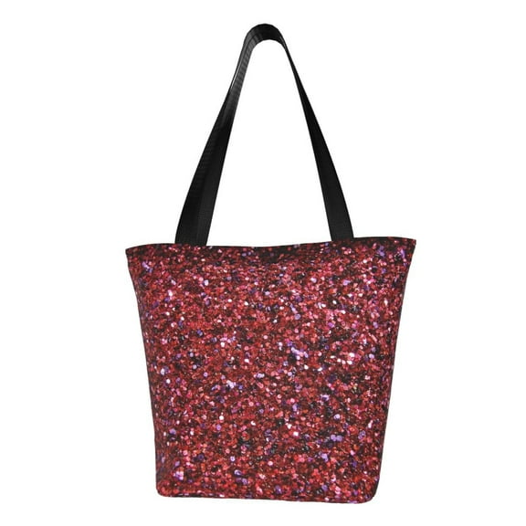 Easygdp Red Glitter Shoulder Bags for Women,Crossbody Bags Shoulder Purse Handbag for Women