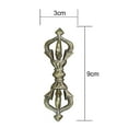 thumbnail image 2 of Dinheiro Tibetano Vajra Dorge hecho a mano - 9 CM, 2 of 6