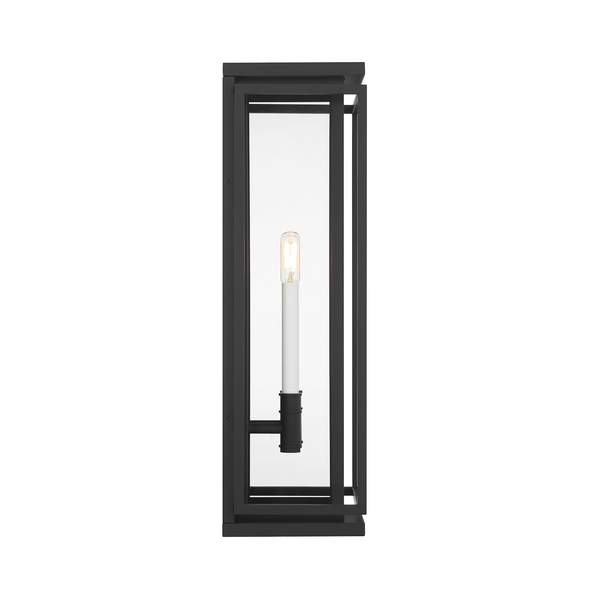 The Great Outdoors 78602-899 Stratford 2 Light 24" Tall Outdoor Wall Sconce - Dark Matte