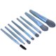 thumbnail image 1 of Pincel para labios, 8 piezas, pincel para sombra de ojos, pincel cosmético, pincel de maquillaje portátil, verdadera excelencia, 1 of 8