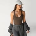 thumbnail image 2 of LYMAYTER‌ Women's Ribbed Scoop Neck Tank Tops Low Cut Sleeveless Casual Stretch Basic Summer Tee‌ XS-XL, 2 of 10