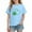 Blue1, variant on Posijego Kids St Patrick's Day Shirts Toddler Boys Girls Cotton Short Sleeve Clover Graphic T-Shirts Summer Tops