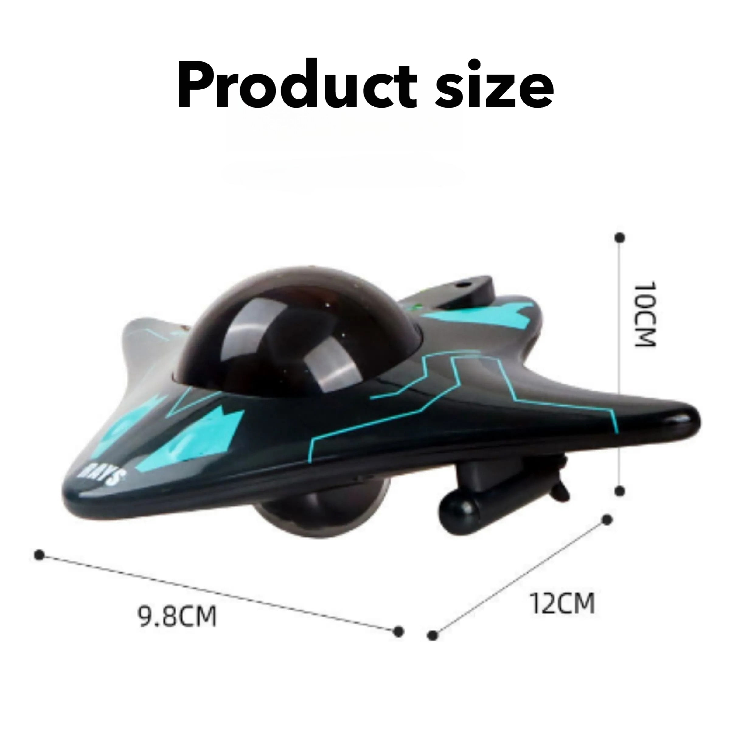 Mantavision Underwater Drone, App Controlled RC Water Drone with Camera, WiFi Real-Time Streaming Boat, Remote Control Surface Boat for Underwater Exploration, HD Video & Photo Capture