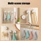 thumbnail image 5 of Ganchos Adhesivos Beige para Toallas | Montaje En Pared Sin Taladro | Paquete de 6 Ganchos de Abs Sin Perforaciones para Toallas y Paños, Ideales para Cocina, Baño y Almacenamiento En Puertas, 5 of 7
