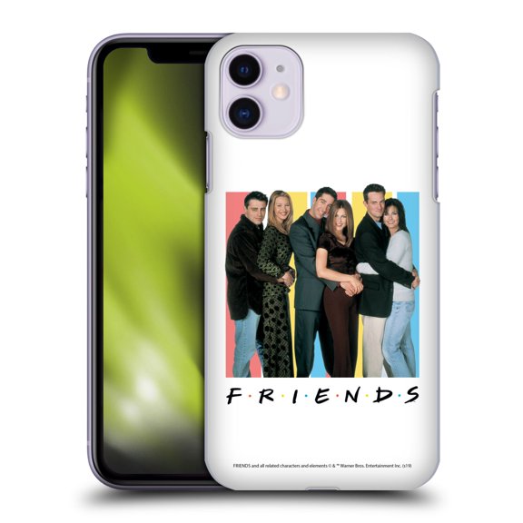 Head Case Designs Officially Licensed Friends TV Show Logos Cast Hard Back Case Compatible with Apple iPhone 11